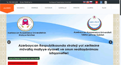 Desktop Screenshot of aku.edu.az