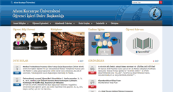 Desktop Screenshot of ogrenci.aku.edu.tr